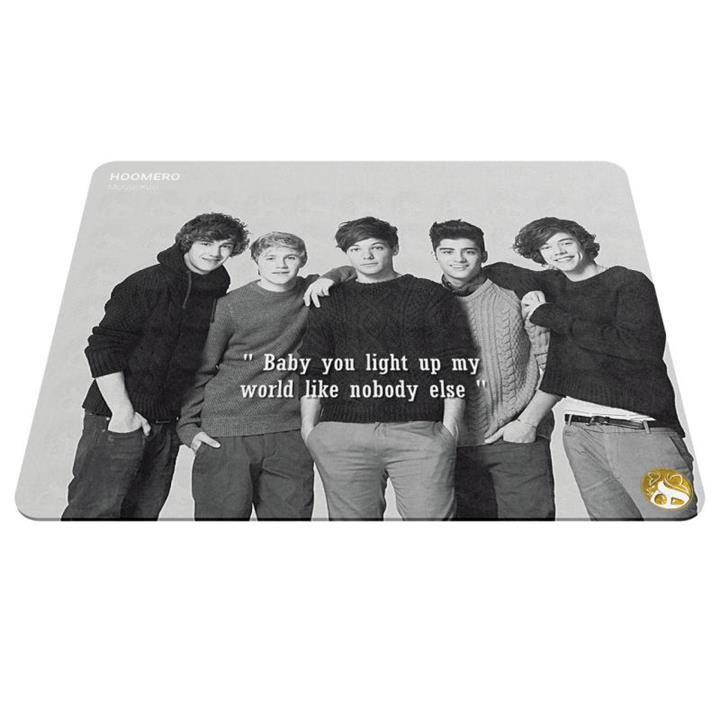 ماوس پد هومرو مدل A6036 طرح گروه پاپ وان دایرکشن Hoomero pop band One Direction A6036 Mousepad